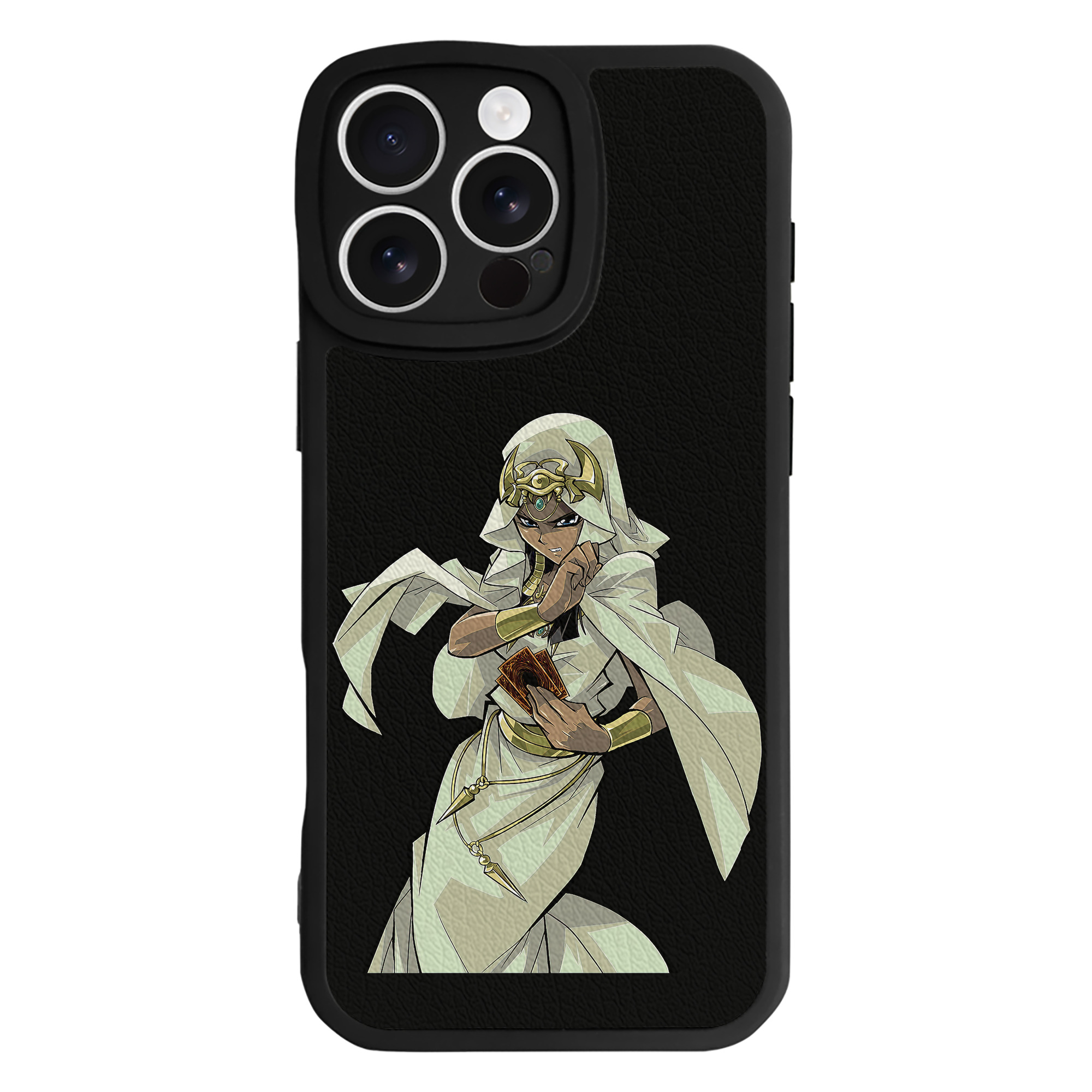 （画像用） 遊☆戯☆王 Yu-Gi-Oh! 【iPhone 16シリーズ対応】シリコンスマホケース（レザー調） 材質：シリコン